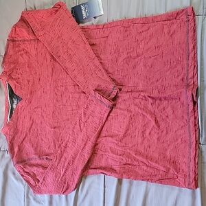 COMPANY EIGHTY ONE TRADEMARK MENS LONG SLEEVE SHIRT THUNDER RED COLOR SIZE L